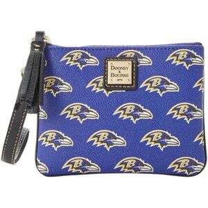 Dooney & Bourke Baltimore Ravens Saffiano Stadium Wristlet